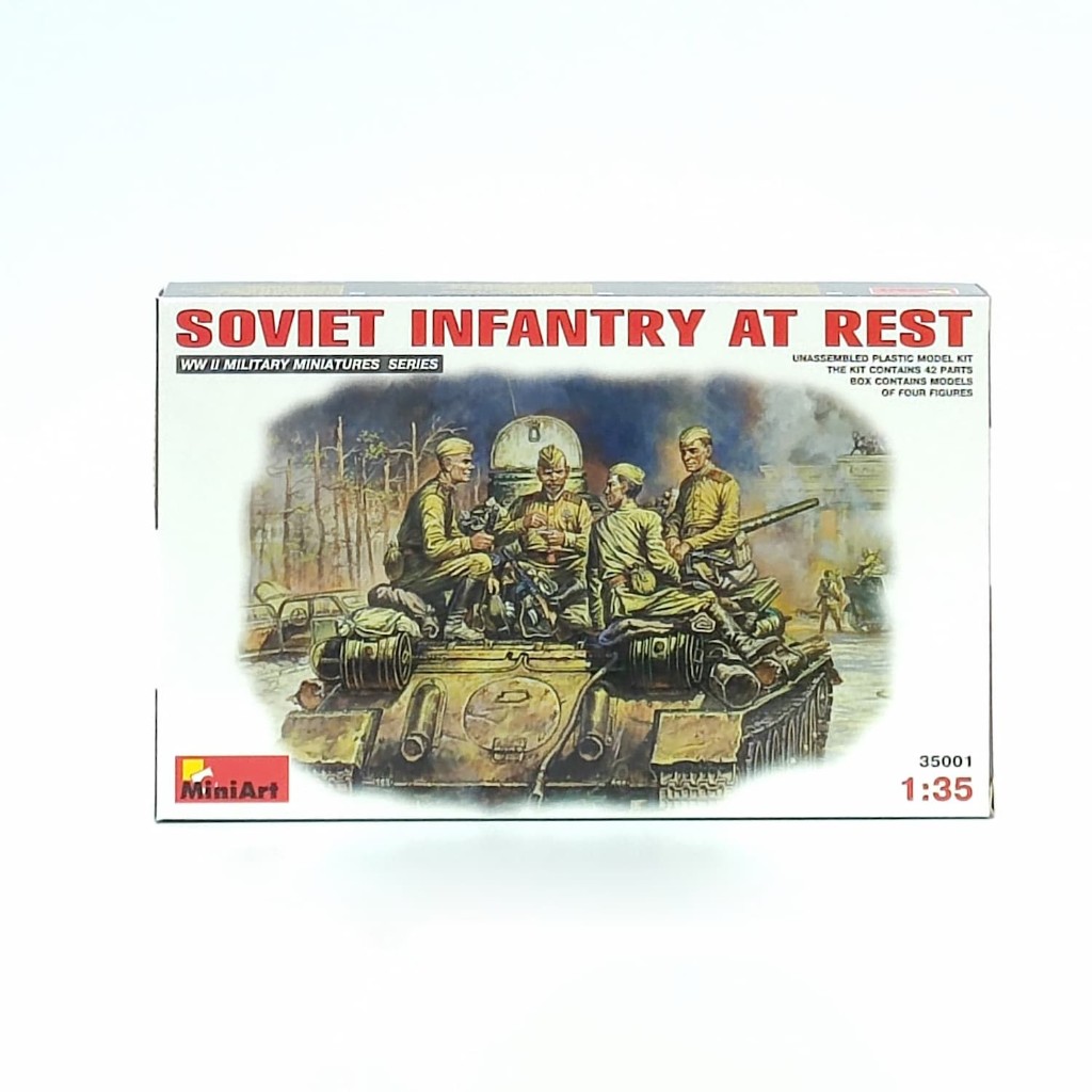 Infantería soviética en reposo - Escala 1:35